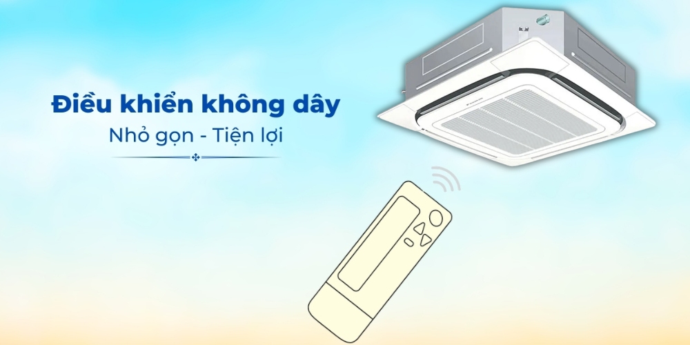 Máy Lạnh FCNQ42MV1/RNQ42MY1 điều khiển không dây giúp thao tác sử dụng nhanh chóng