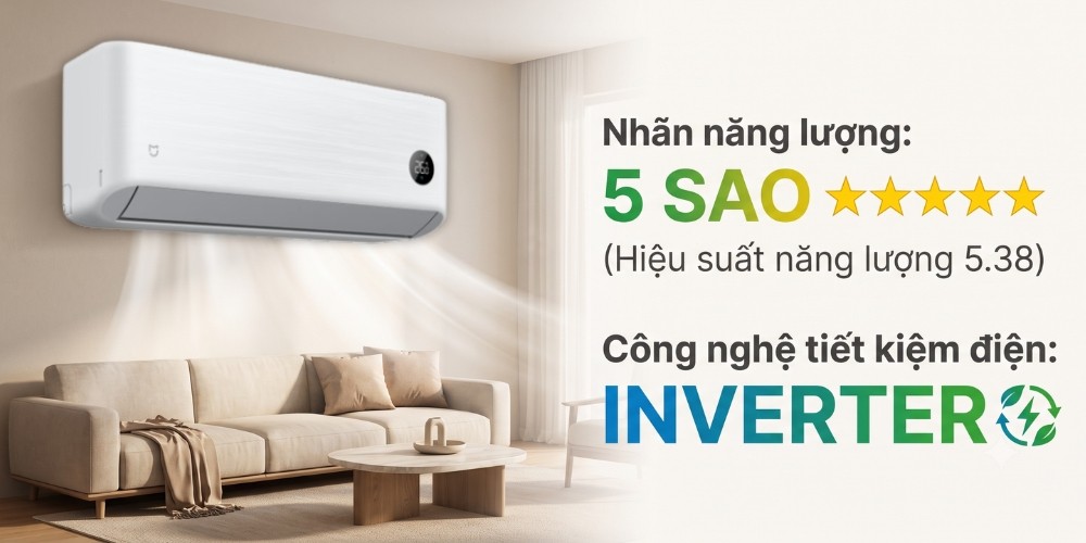 Máy Lạnh Inverter 1.5Hp ASC-12WO/R2C5-VN tiết kiệm điện