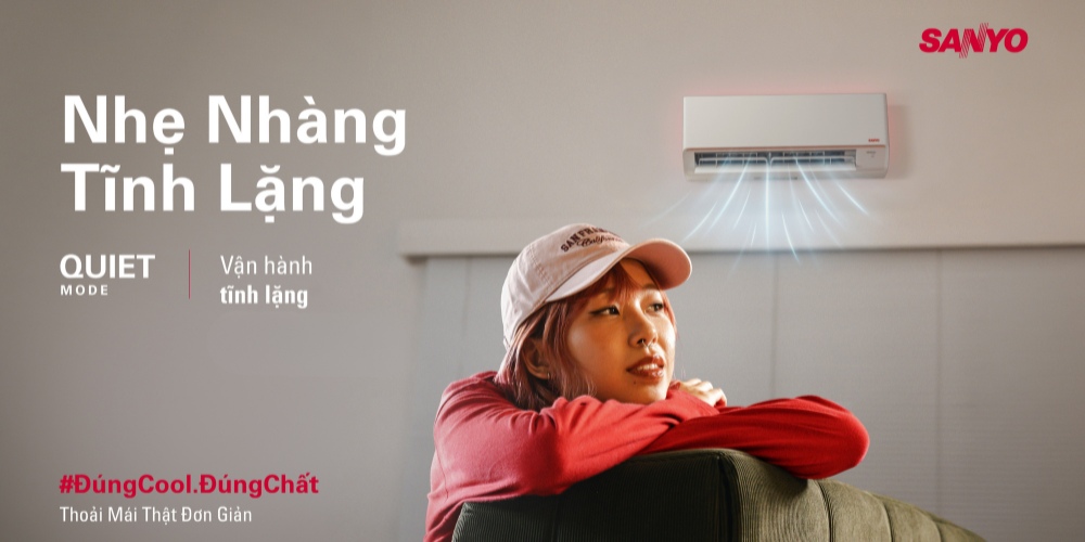 Máy Lạnh Inverter 1 Hp SO/SI-9TSJIVNB hoạt động yên tĩnh, tạo không gian dễ chịu