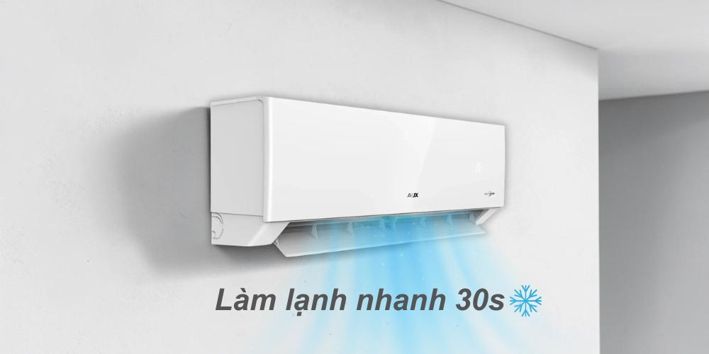 Máy Lạnh Inverter AW10CAA4DI-5VN làm lạnh nhanh 30s