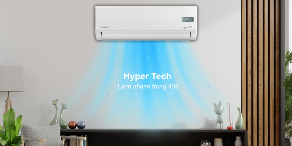 Máy Lạnh Inverter CFS-28VGX giúp phòng mát nhanh chóng