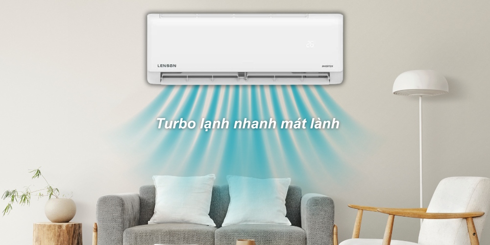 Máy Lạnh Inverter LV-09CX1 làm mát nhanh, lan tỏa hơi lạnh dễ chịu