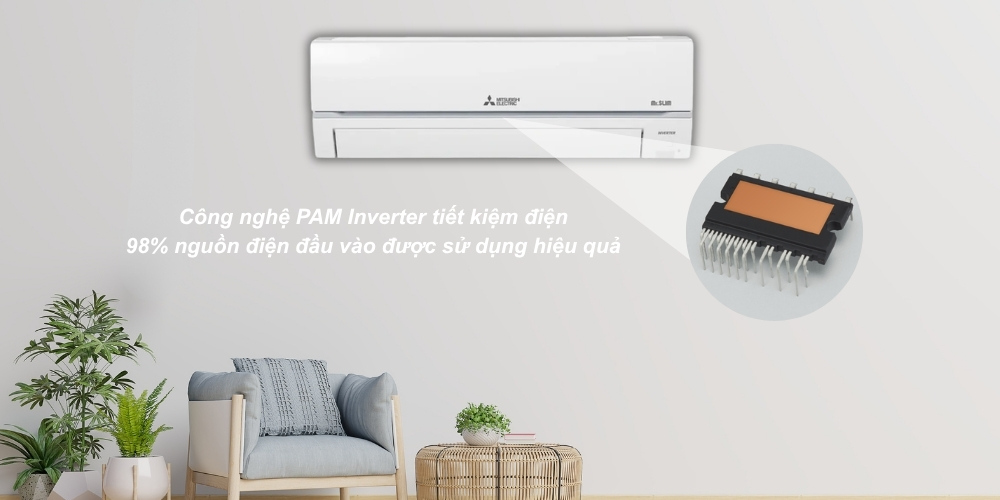 Máy Lạnh Inverter MSY/MUY-GR60VF hoạt động êm ái và tối ưu điện năng tiêu thụ