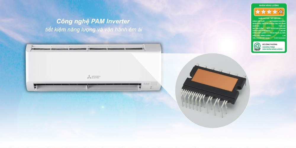 Máy Lạnh Inverter MSY/MUY-JA50VF duy trì nhiệt độ ổn định, giảm hao phí điện năng hiệu quả