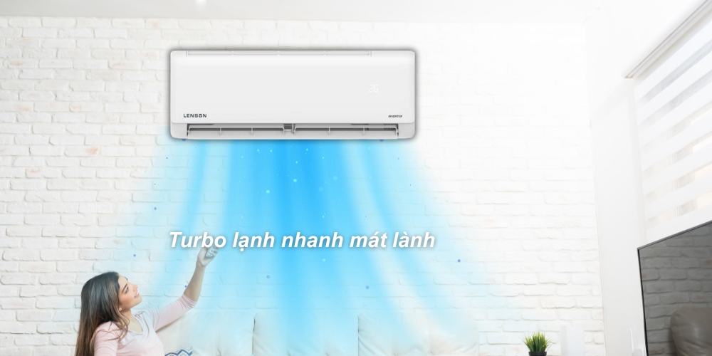Máy Lạnh Lenson LV-12CX1 làm lạnh nhanh hiệu quả