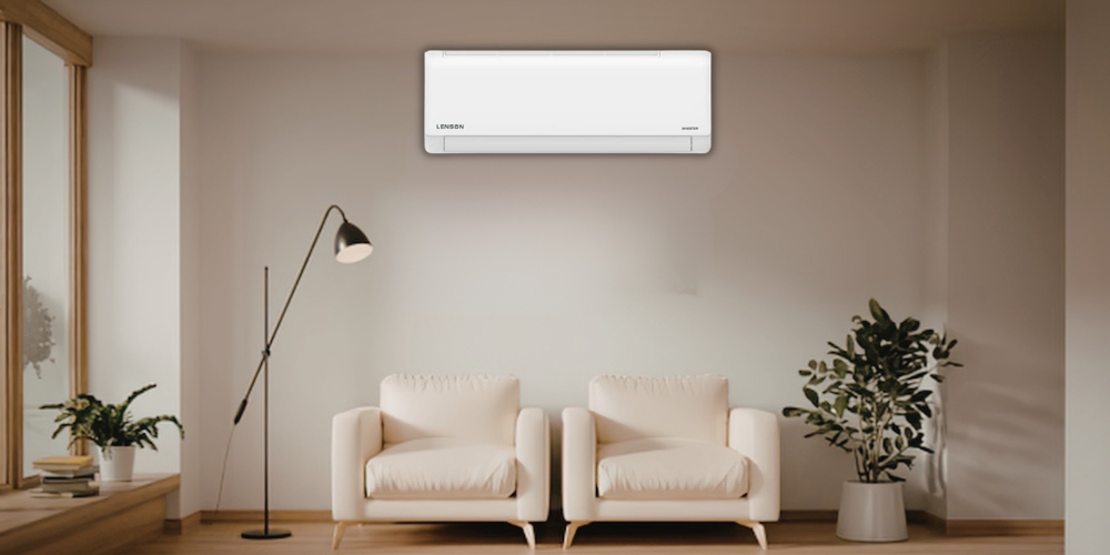 Máy Lạnh Lenson LV-24CX1 kiểu dáng sang trọng, màu trắng trang nhã