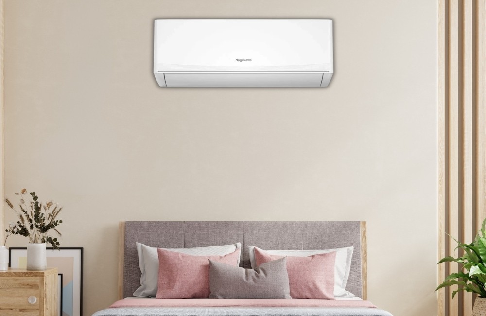 Máy Lạnh NIS-C12R2T62 gọn gàng, gam màu trắng trung tính