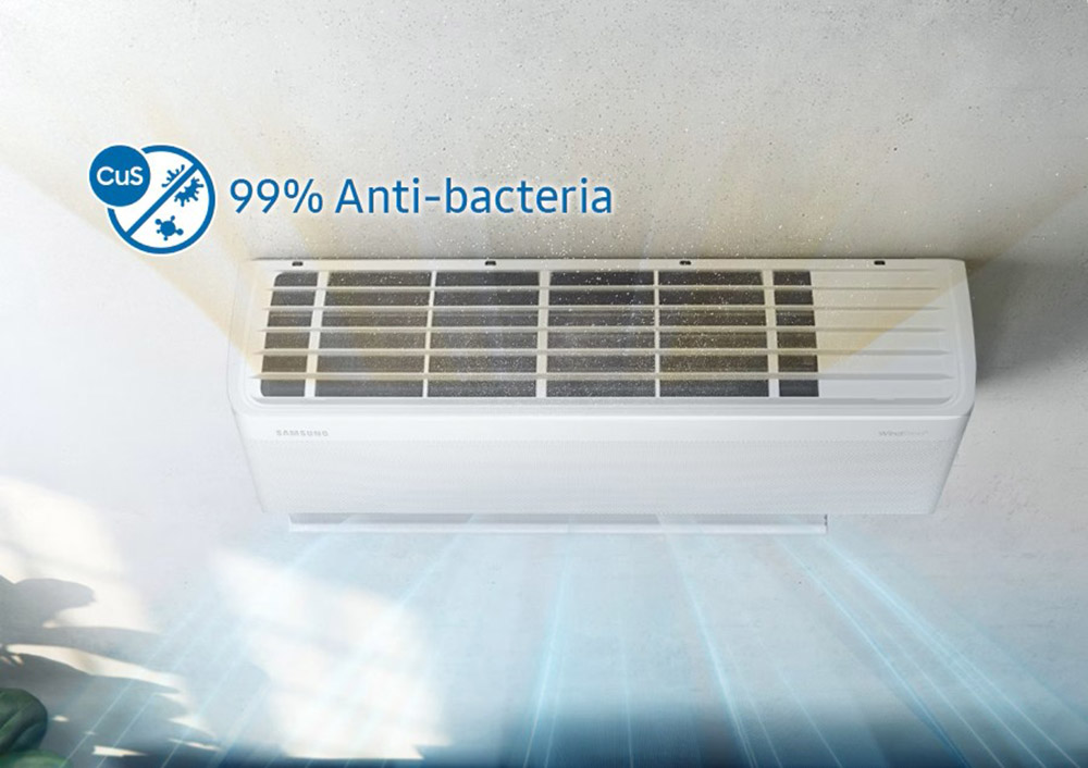 Máy Lạnh Samsung Bespoke AI AR60H18D1MW lọc không khí bằng phân tử đồng