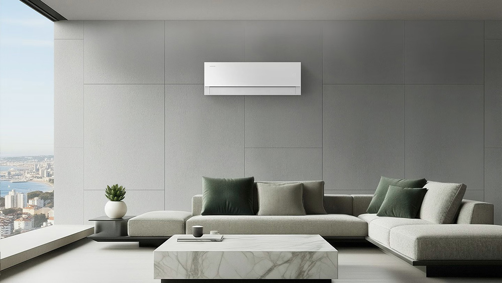 Máy lạnh Samsung Wind-Free AR80H10DAAWNSV thiết kế trắng thanh lịch, hiện đại