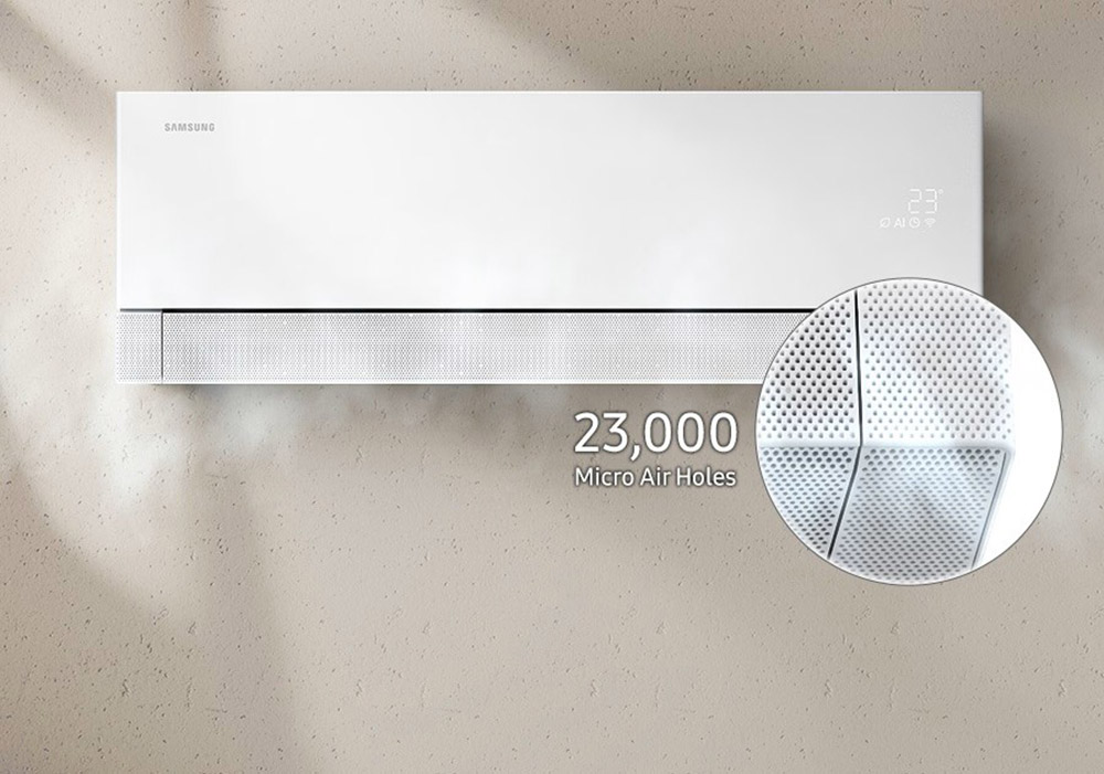 Máy Lạnh Samsung Wind-Free AR80H13DAAW làm lạnh dịu nhẹ, không thổi gió trực tiếp