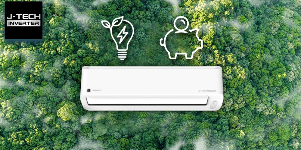 Máy Lạnh Sharp Inverter AH-XP13DSW vận hành êm ái, giảm tiêu thụ điện năng