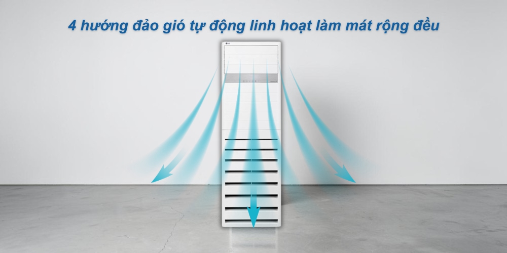 Máy Lạnh Tủ Đứng LG 6 Hp ZPNQ60GT3A1 đảo gió tự động 4 hướng