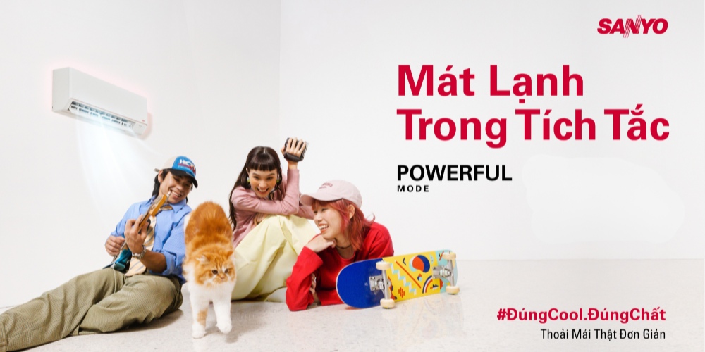 Powerful Mode tăng cường công suất làm mát hiệu quả