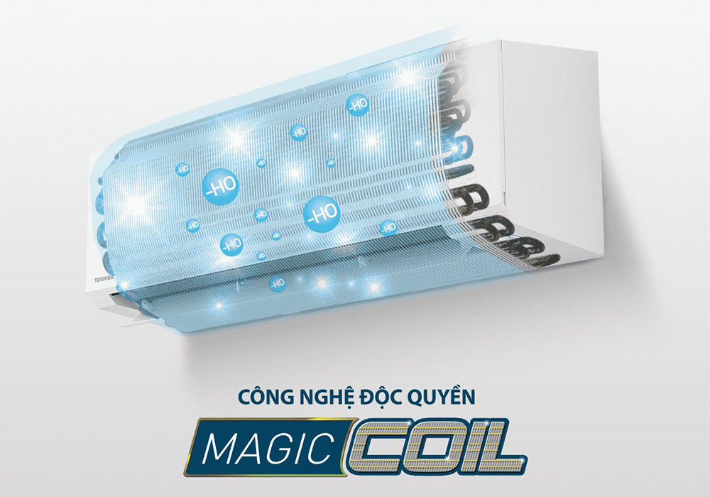 Magic Coil chống bám bẩn hiệu quả, tăng độ bền cho dàn lạnh Toshiba