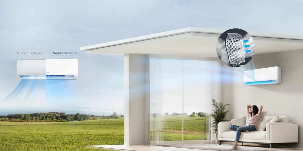 TCL Inverter TBI-13CSD/TPHI tạo cảm giác mát dịu, không gây lạnh buốt