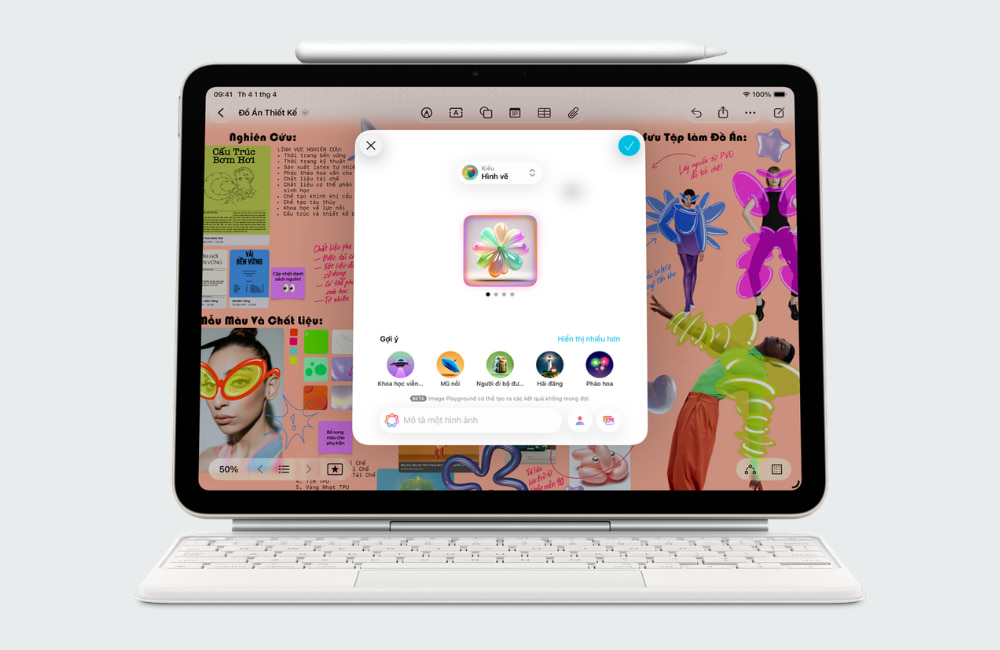 Apple Intelligence trên iPad Air 11 inch M4 Wifi 256GB