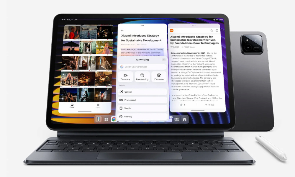 Tính năng AI trên Xiaomi Pad 7 8GB 128GB