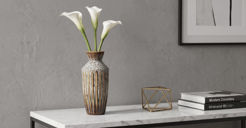 lọ hoa gốm sứ giá tốt L583 simplehome