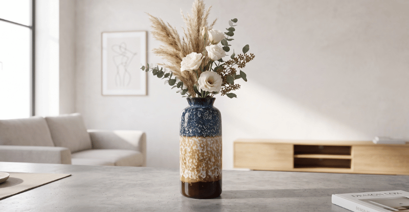 Lọ hoa gốm sứ cao cấp L582 simplehome