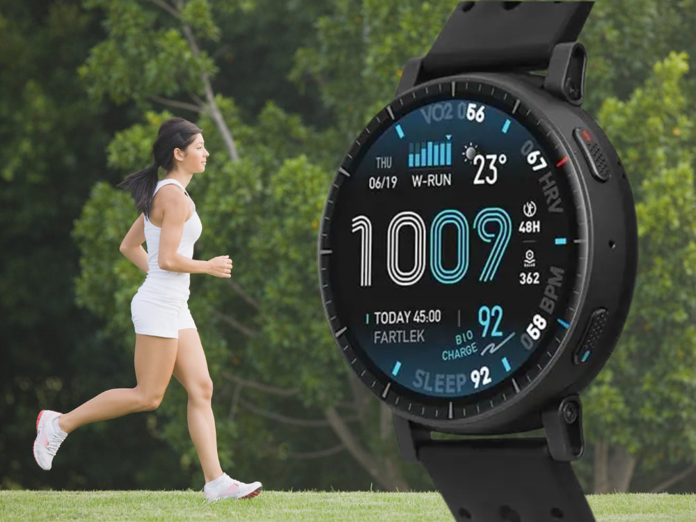 Amazfit Active Max 46mm Dây Silicone hỗ trợ luyện tập thể thao
