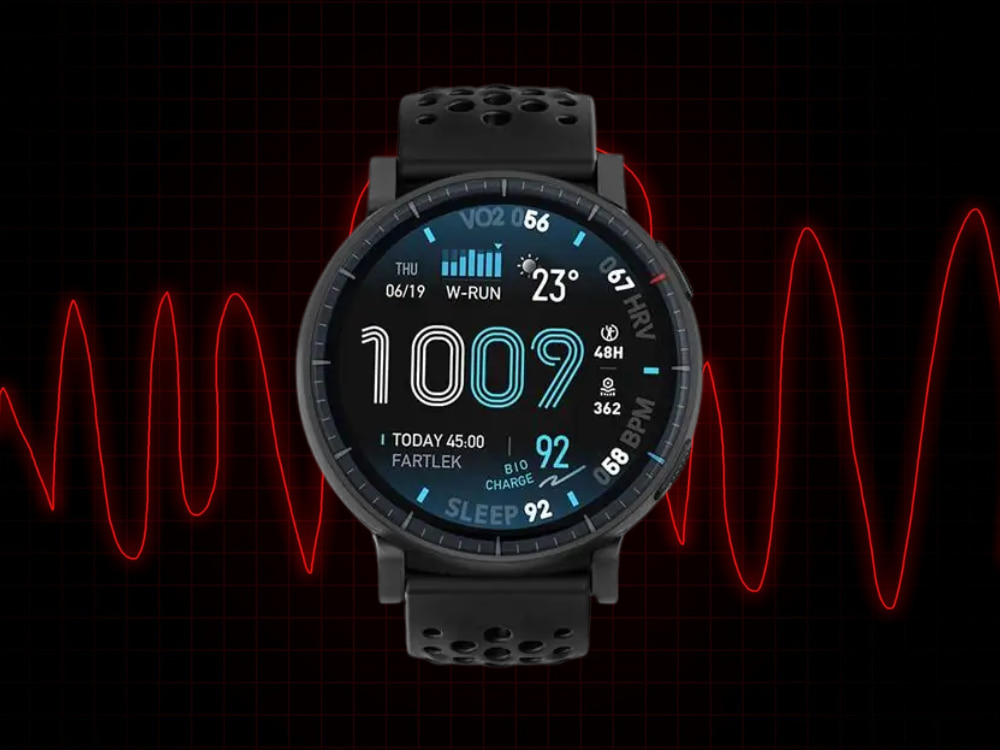 Theo dõi sức khỏe trên Amazfit Active Max 46mm Dây Silicone