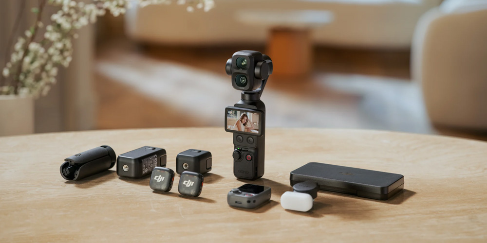 Camera DJI Osmo Pocket 4P Standard Combo có dải tương phản động 17 Stops