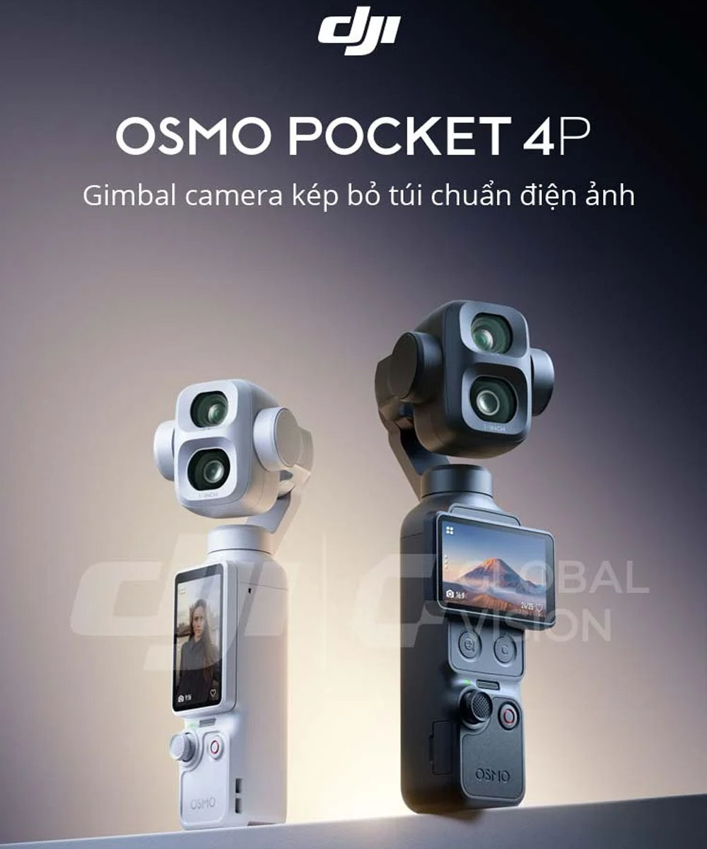 Dễ dàng mang theo Camera DJI Osmo Pocket 4P Standard Combo