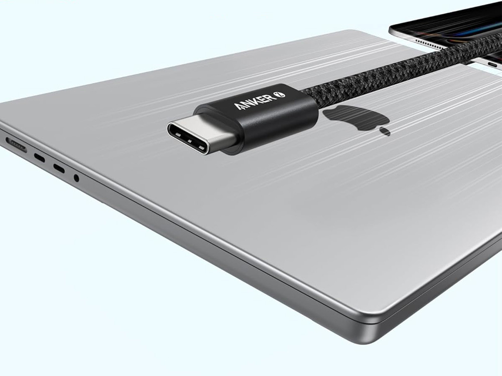 Cáp Anker Zolo Nylon USB-C to USB-C hỗ trợ công suất sạc lên đến 240W