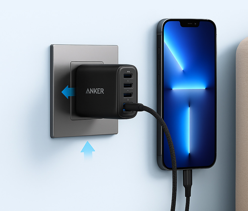 Củ Sạc Anker Zolo 3C1A 70W sạc nhanh chóng