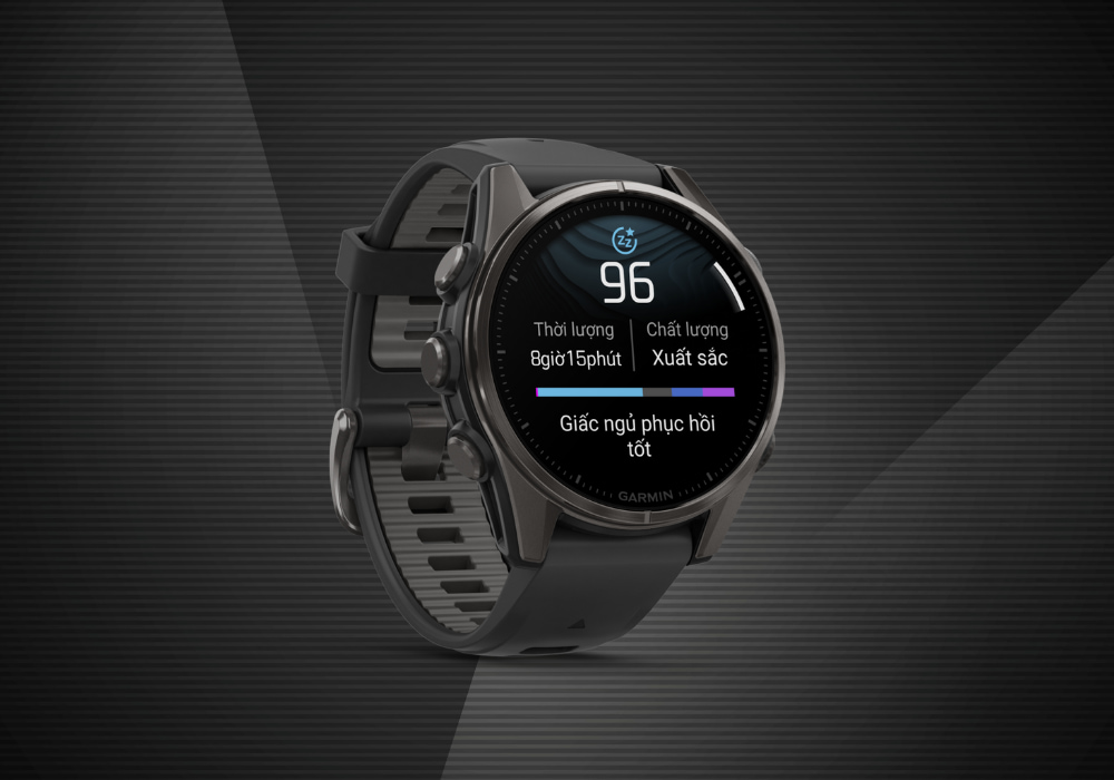 Garmin Fenix 8 Sapphire 43mm theo dõi sức khỏe