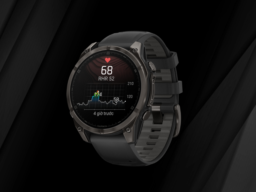 Garmin Fenix 8 Sapphire 47mm theo dõi sức khỏe 
