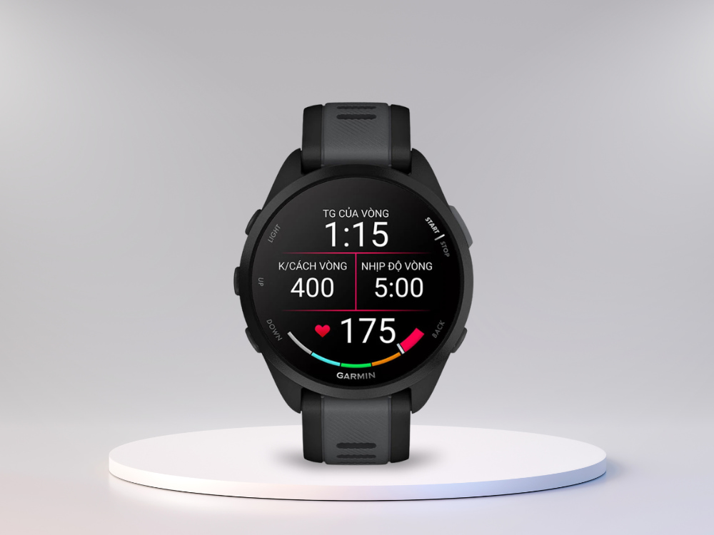 Garmin Forerunner 165 hỗ trợ luyện tập