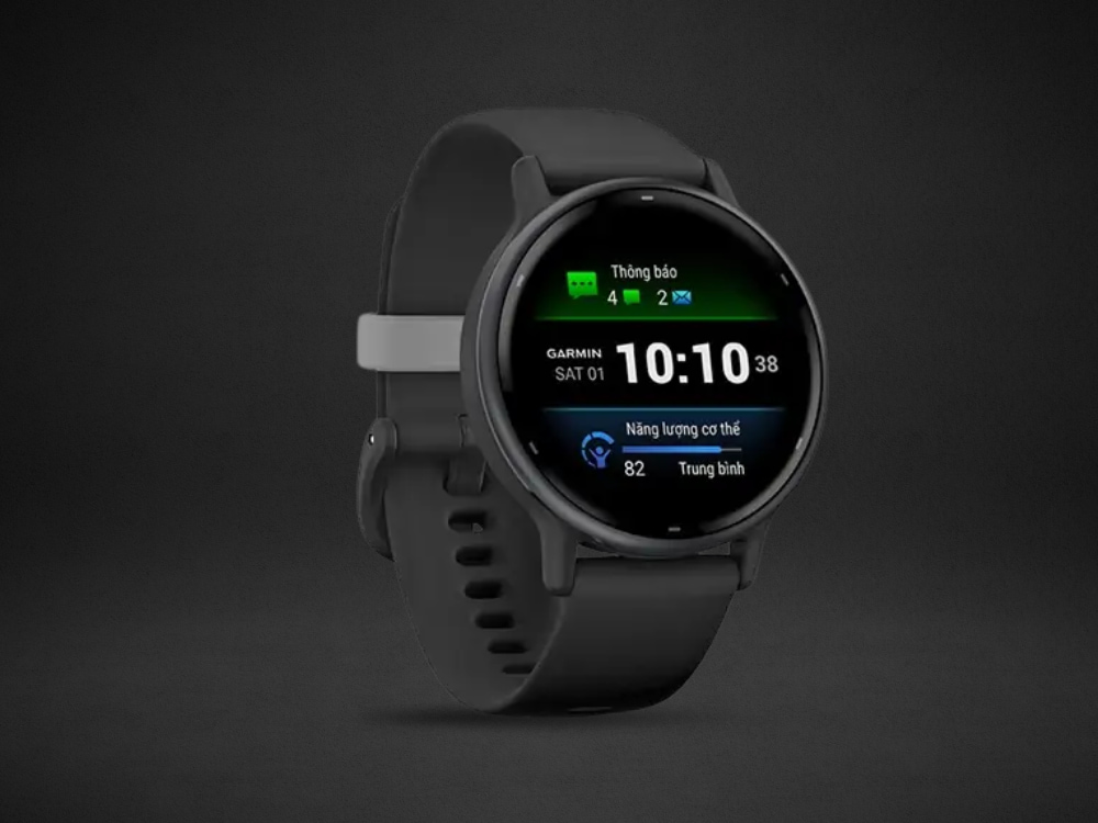 Garmin Vivoactive 5 dây silicone hỗ trợ tập luyện