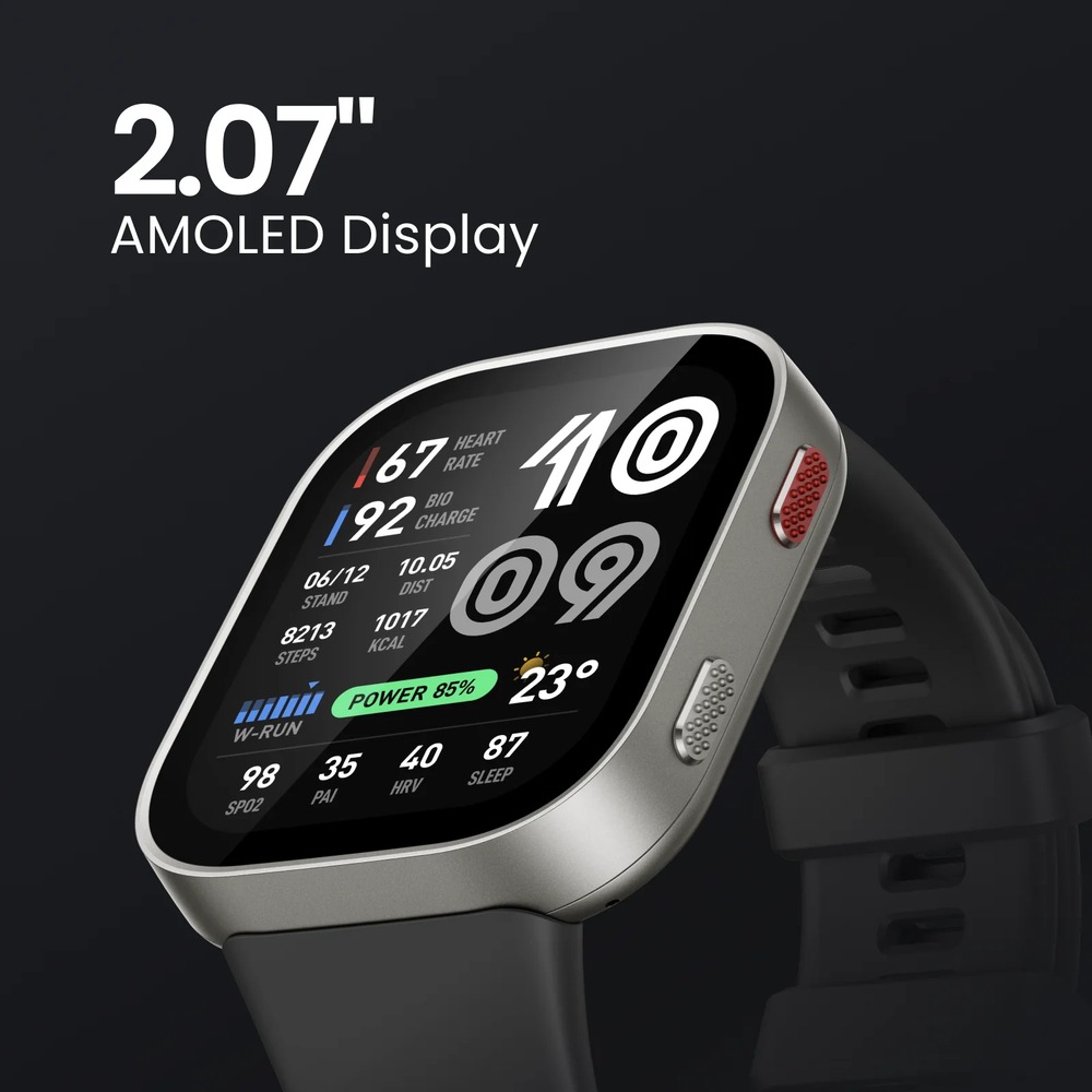 Màn hình AMOLED 2.07 inch đồng hồ thông minh Amazfit Bip Max