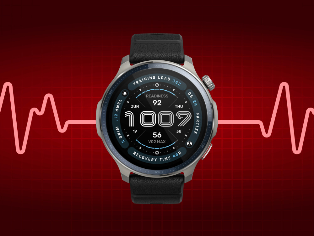 Theo dõi sức khỏe trên Amazfit Balance 2 47.4mm Dây Silicone