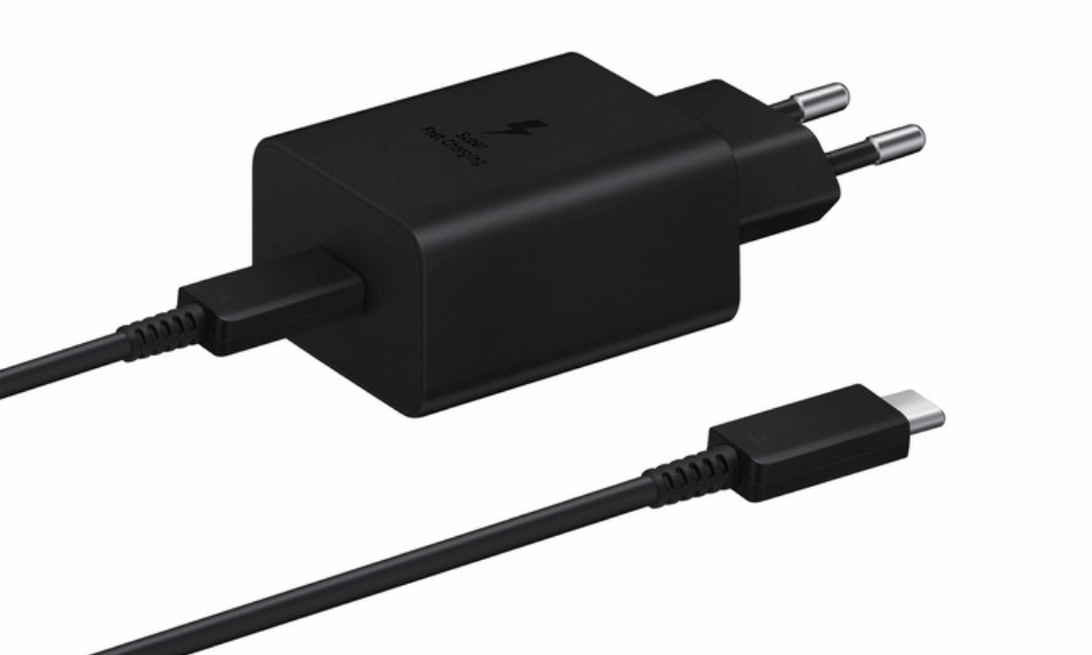 Thiết kế Củ Sạc Type C Samsung 45W đen (Kèm cáp 1.8m)