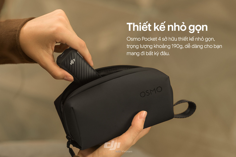 Thiết kế DJI Osmo Pocket 4 Creator Combo