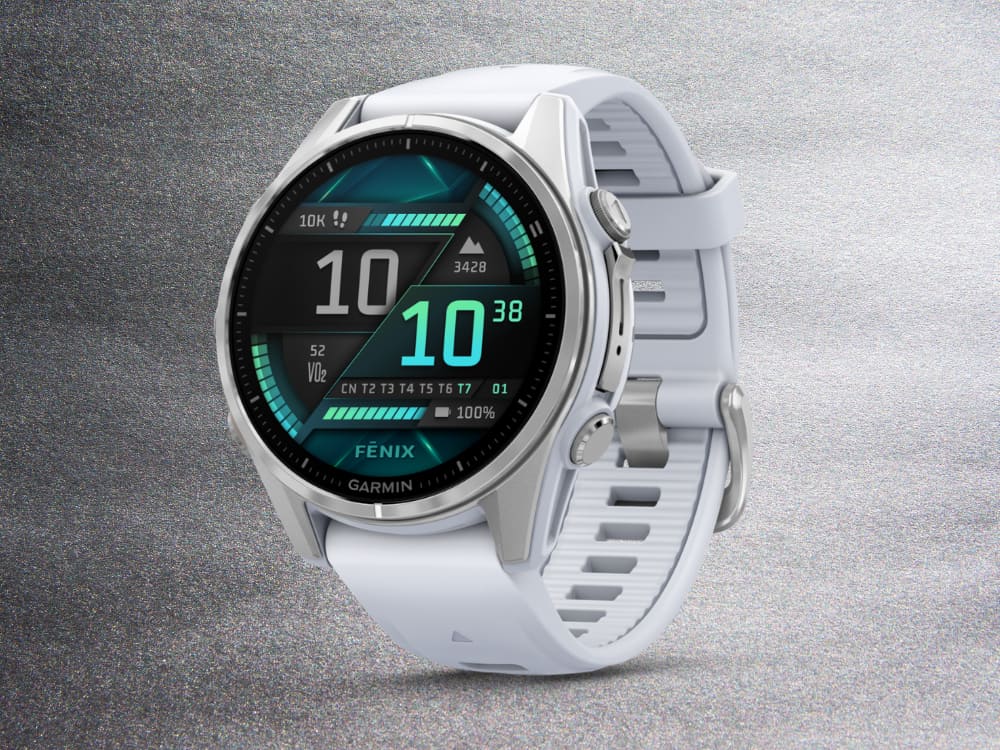 Thiết kế Garmin Fenix 8 43mm Viền Thép Dây silicone