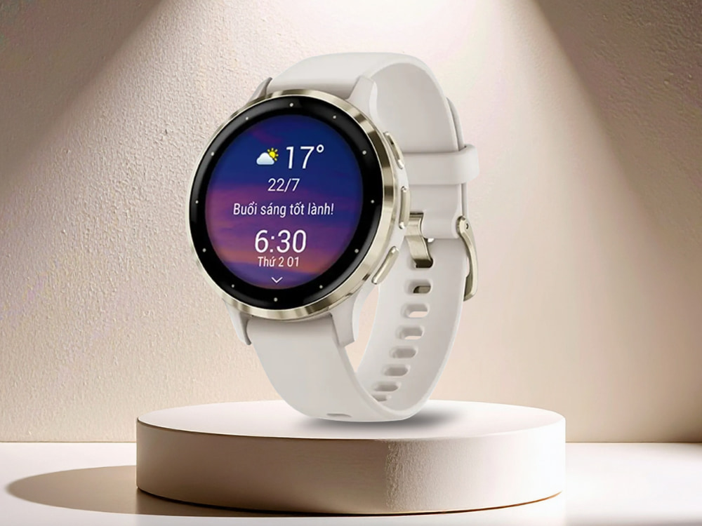 Thiết kế Garmin Venu 3S 41mm dây silicone
