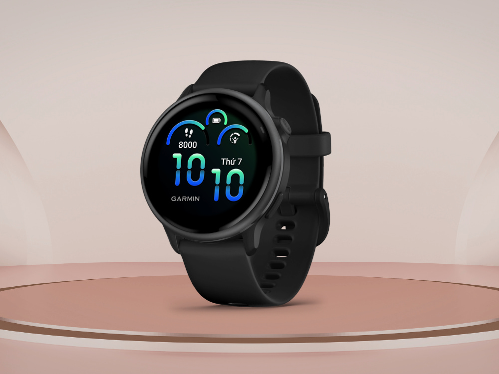 Thiết kế Garmin Vivoactive 6 42.2mm dây silicone