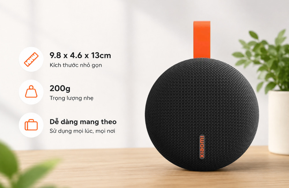 Thiết kế Loa Xiaomi Bluetooth Speaker Essential