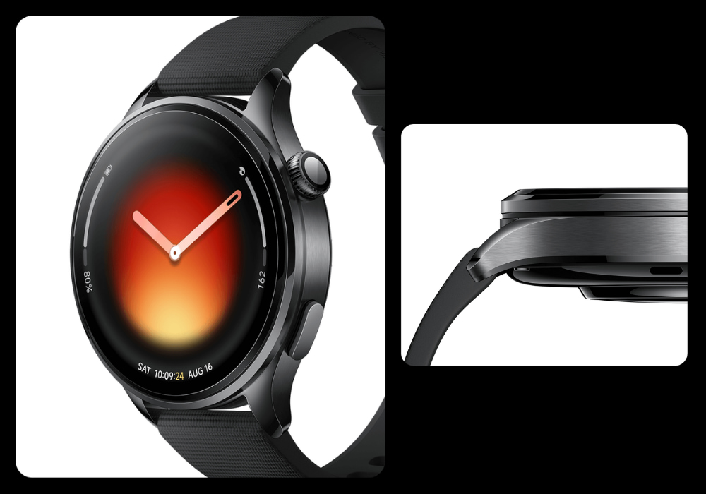 Thiết kế Xiaomi Watch 5 Black Strap