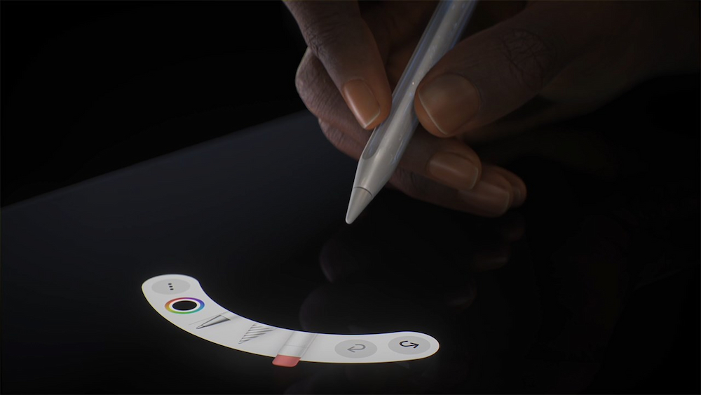 Tính năng Bóp trên Apple Pencil Pro