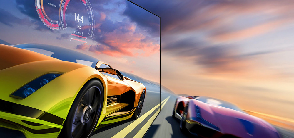 Motion Xcelerator 144Hz giúp khung cảnh chuyển động mượt mà