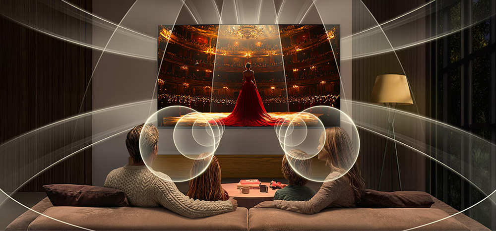 Âm thanh vòm ảo 9.1.2 Tivi LG QNED AI 4K 55 Inch 55QNED80BSA