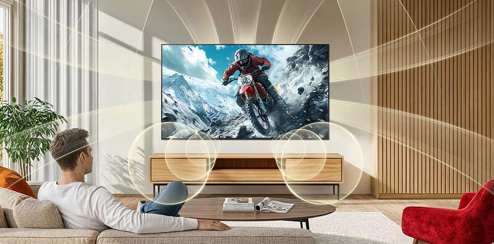 Công nghệ AI Sound Pro Tivi LG AI 4K 98 Inch 98NU855BPSB