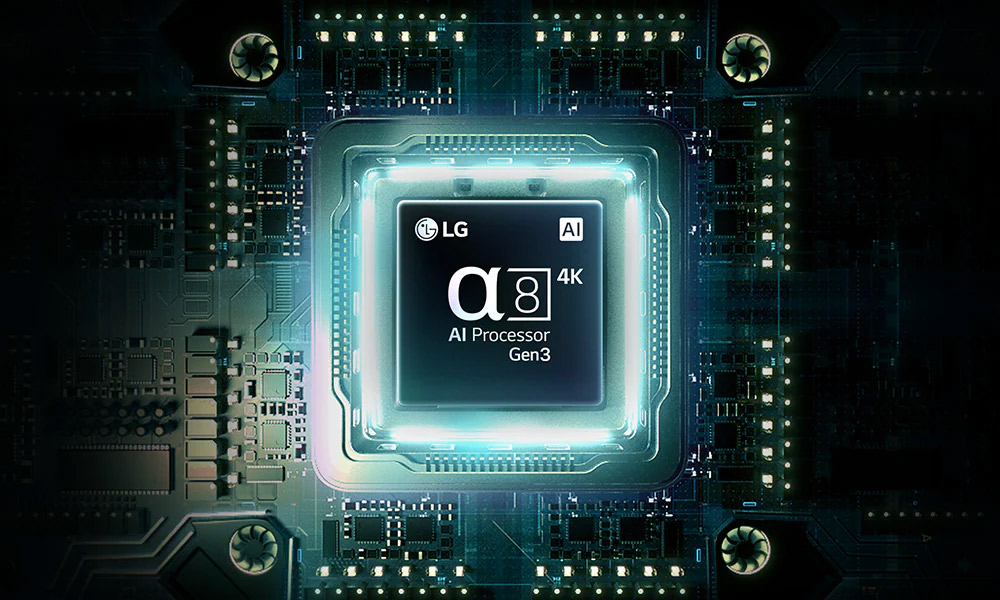 Bộ xử lý α8 AI Processor 4K Gen3 Tivi LG AI 4K 98 Inch 98NU855BPSB