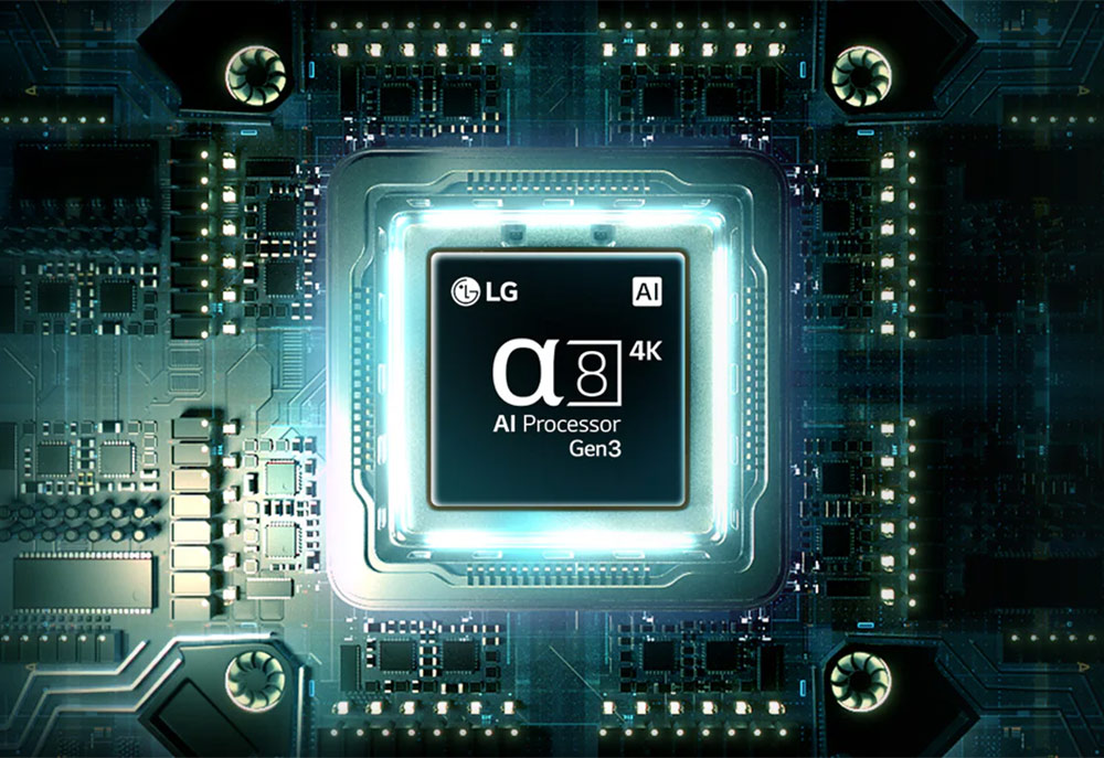 Bộ xử lý α8 AI 4K Gen3 Tivi LG QNED AI 4K 86 Inch 86QNED86BSA