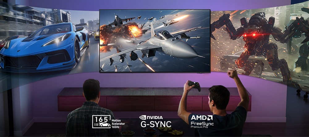 Tối ưu trải nghiệm chiến game Tivi Samsung OLED 4K Vision AI 83 Inch QA83S95HX