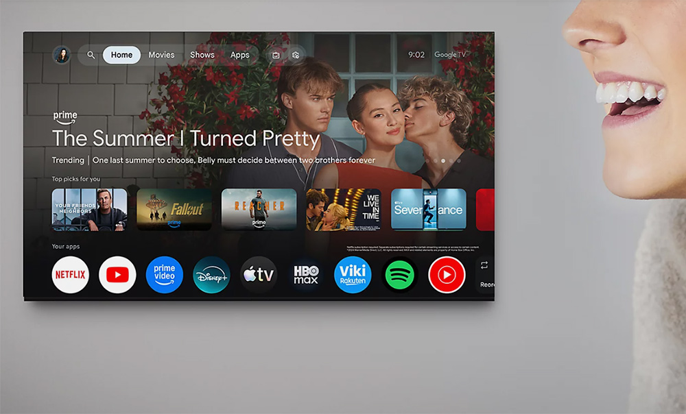 Điều khiển giọng nói rảnh tay Sony Google TV True RGB BRAVIA 7 II K-55XR70M2